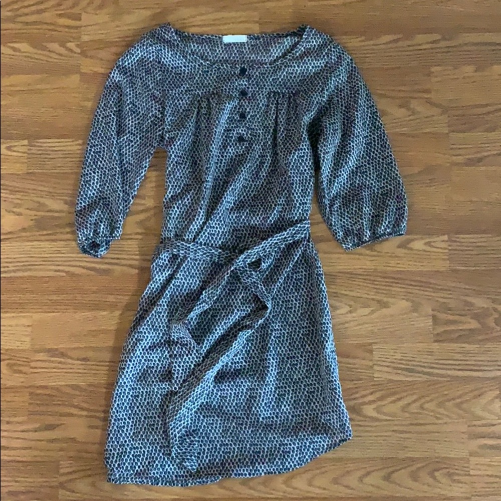 Leopard print patterned dress